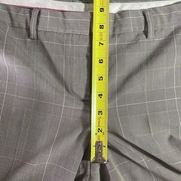 Vintage THE LIMITED Drew Fit Pants Low Rise Flare Stretch Plaid Womens 10 Brown - Picture 7 of 10